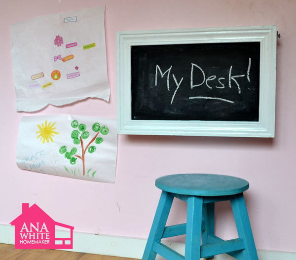 Flip Down Wall Art Desk - Image 1