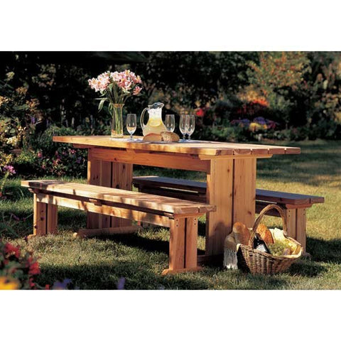 Woodworking Project Paper Plan to Build Best-Yet Picnic Set - Image 1