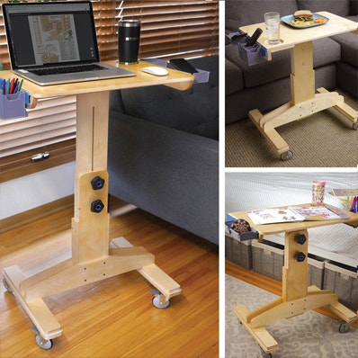 Adjustable Laptop Desk Plan woodworking plan