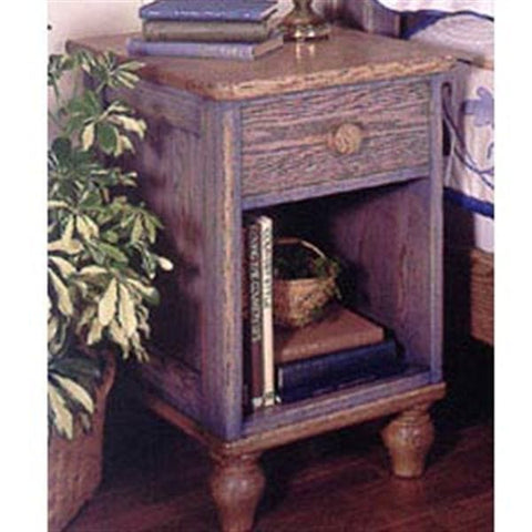 Woodworking Project Paper Plan to Build Country-Fresh Nightstand - Image 1