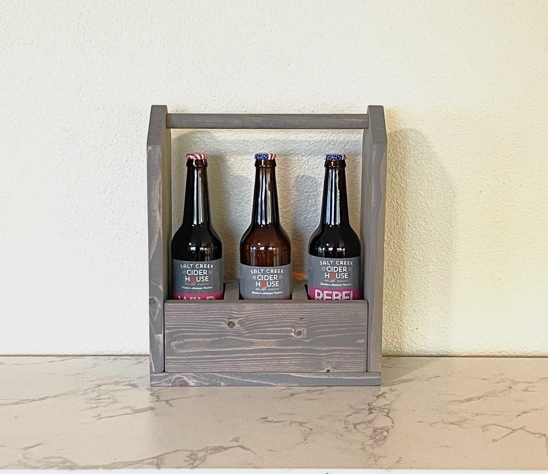 DIY Wood Bottle Caddy for Cider - Image 1