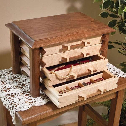 Pagoda-Style Jewelry Box – Downloadable Plan - Image 1