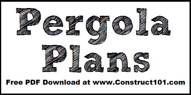 Simple DIY Pergola Plans | Free PDF Download woodworking plan