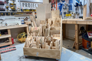 Scrapwood Organizer Cart woodworking plan