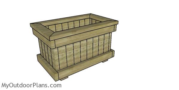 PLANTER BOX FROM 2×4 PLANS woodworking plan