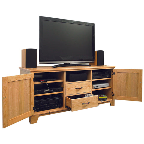 Woodworking Project Paper Plan to Build Flat Panel TV Entertainment Center - Image 1