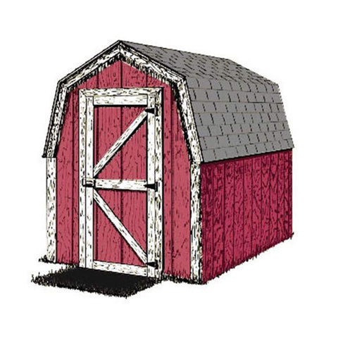 Woodworking Project Paper Plan to Build Small and Simple Shed - Image 1