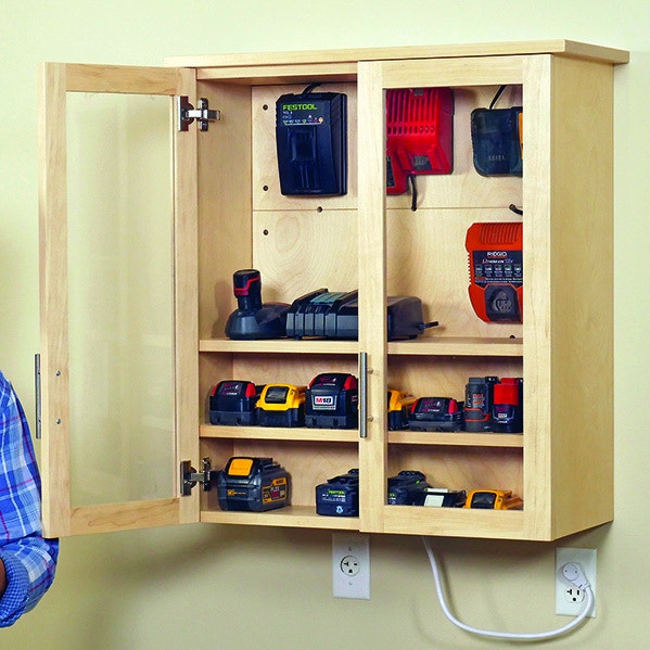 Battery Storage Cabinet Plan woodworking plan