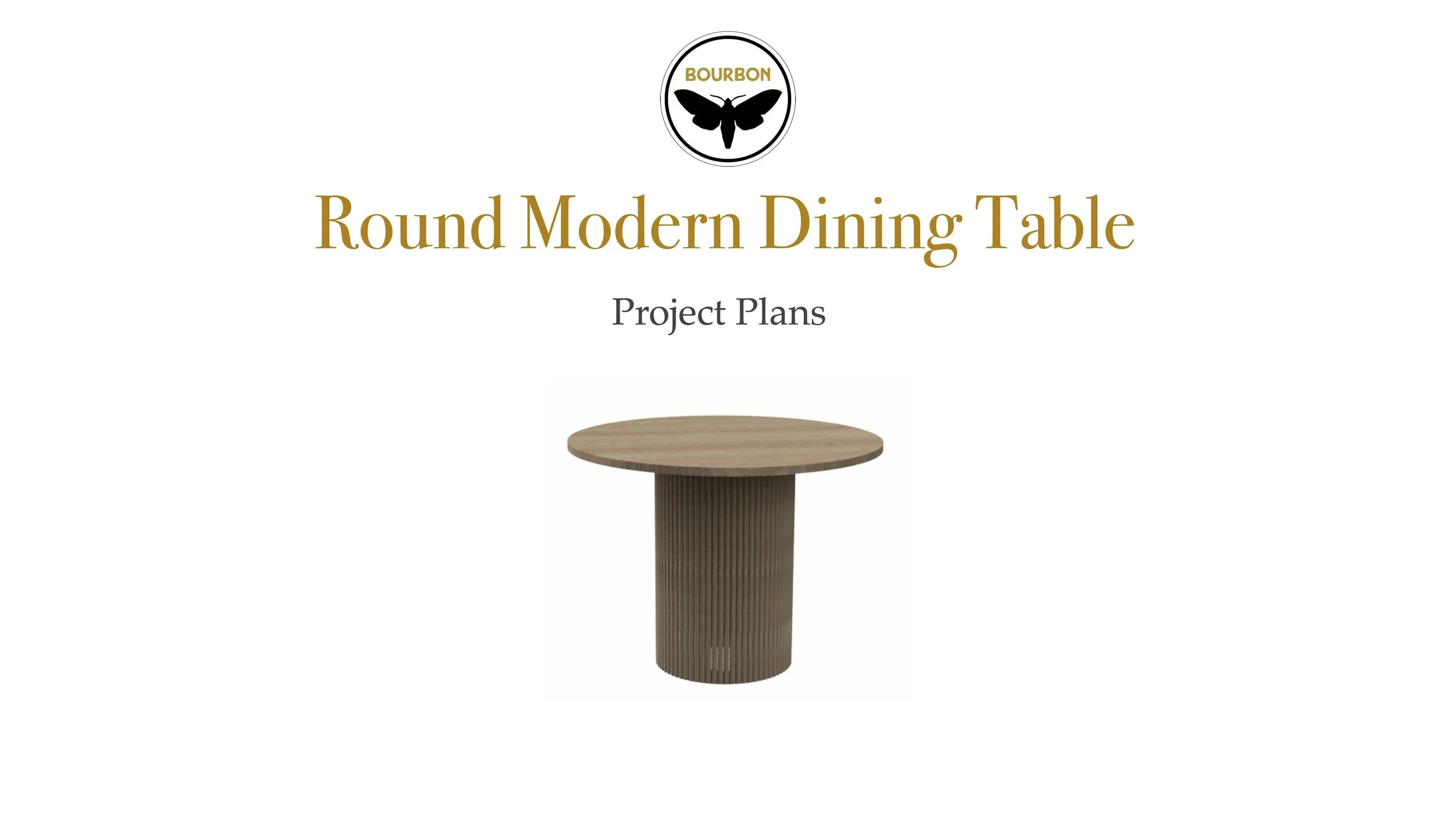 Round Modern Dining Table - Image 1