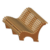 Contoured park bench plan - Image 1