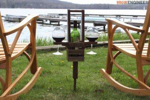 Outdoor Wine Caddy woodworking plan