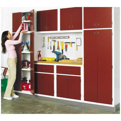 Woodworking Project Paper Plan to Build Utility Cabinet System for your Basement or Garage - Image 1