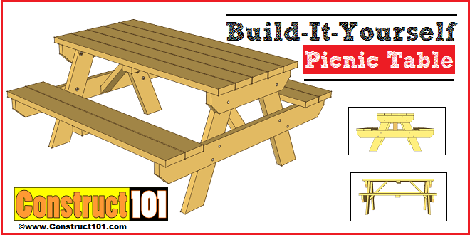 Traditional Picnic Table Plans - Image 1