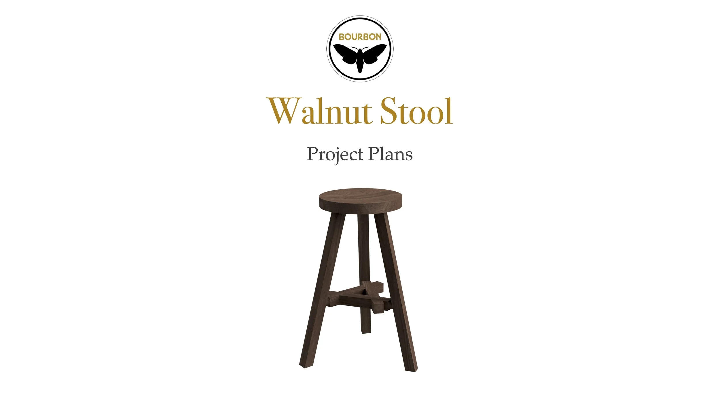 Walnut Stool Plans - Image 1