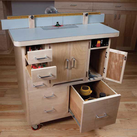Woodworking Project Paper Plan to Build Router Table - Image 1