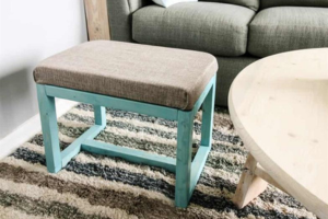 Quick and Easy Ottoman woodworking plan