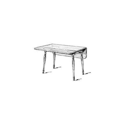 Woodworking Project Paper Plan to Build Harvest Table, 48 - Image 1
