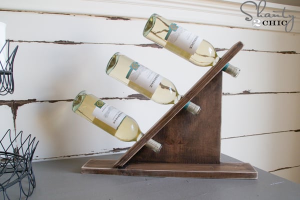 DIY Wine Bottle Holder woodworking plan