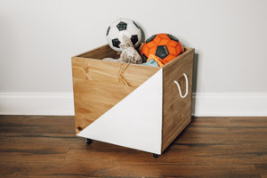 DIY Rolling Toy Bin - Image 1