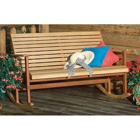 Woodworking Project Paper Plan to Build Porch Rocker - Image 1