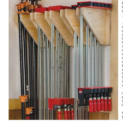 Wall Mounted Clamp Rack – Downloadable Plan - Image 1