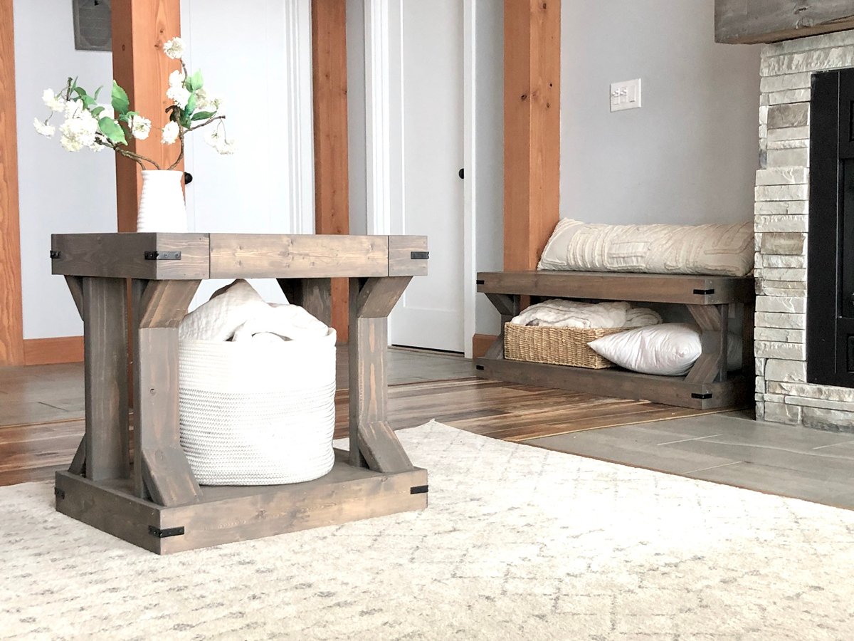 Side Table [Modern Farmhouse Collection] woodworking plan