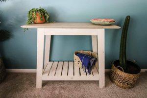 DIY Coastal Console Table - Image 1