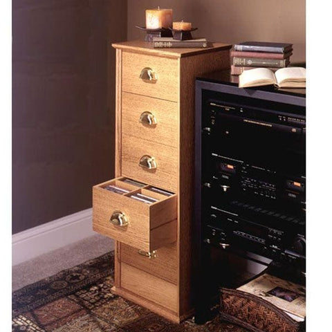 Woodworking Project Paper Plan to Build CD Storage Cabinet - Image 1