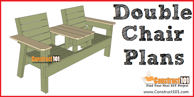 Double Chair Bench Plans – Step-By-Step Plans - Image 1