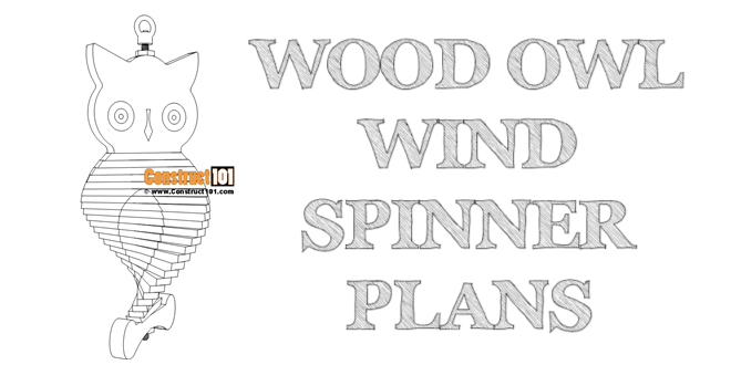 DIY Wood Owl Wind Spinner - Image 1
