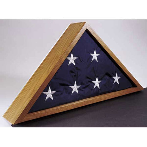 Woodworking Project Paper Plan to Build Flag Case - Image 1