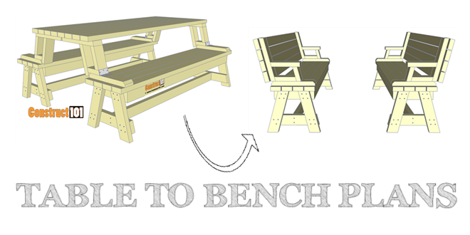 Folding Picnic Table Plans – Easy To Build Projects woodworking plan