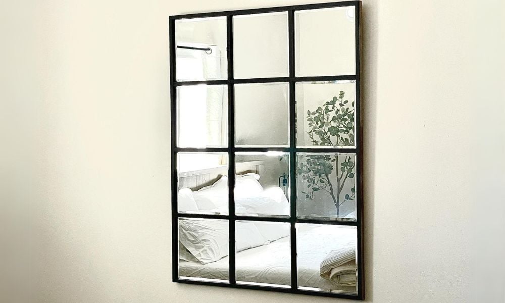 DIY Grid Mirror from Mirror Tiles - Image 1