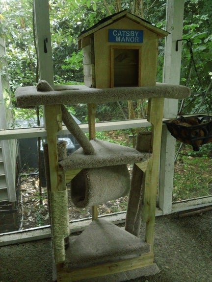 Pallet Cat House woodworking plan