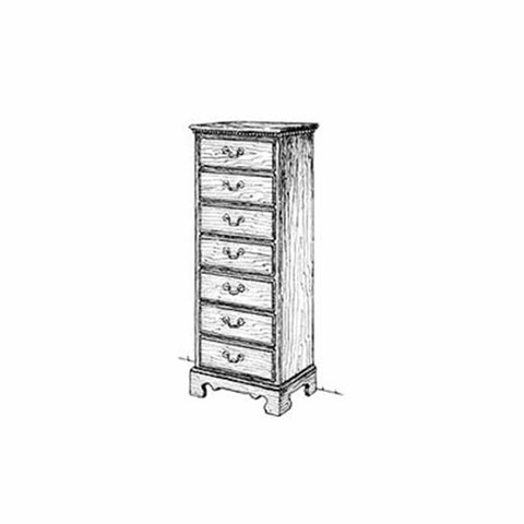 Woodworking Project Paper Plan to Build Lingerie Chest - Image 1