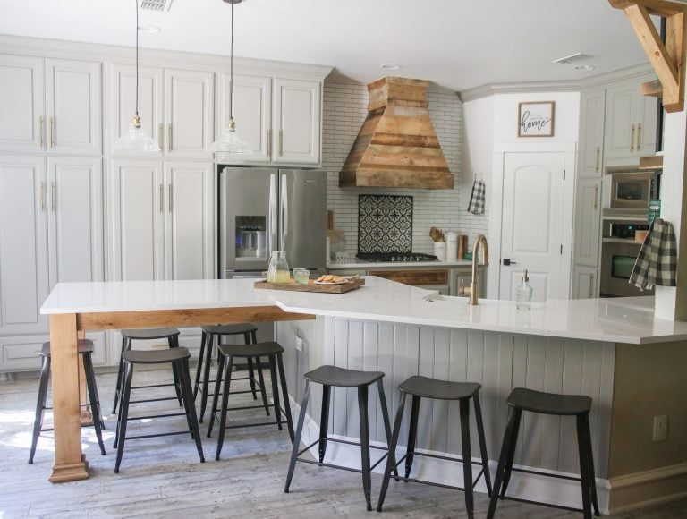 DIY Modern Farmhouse Vent Hood and Tool Giveaway! woodworking plan
