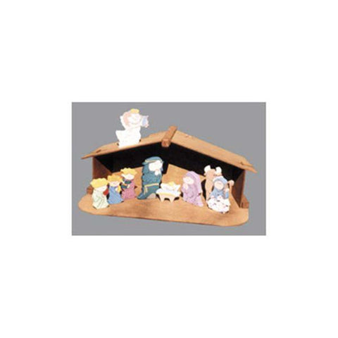 Woodworking Project Paper Plan to Build Small Nativity and Shelter - Image 1