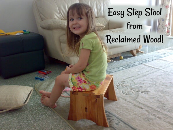 Step Stool From Reclaimed Bed Pallet - Image 1