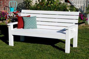 Sturdy 2×4 Bench - Image 1