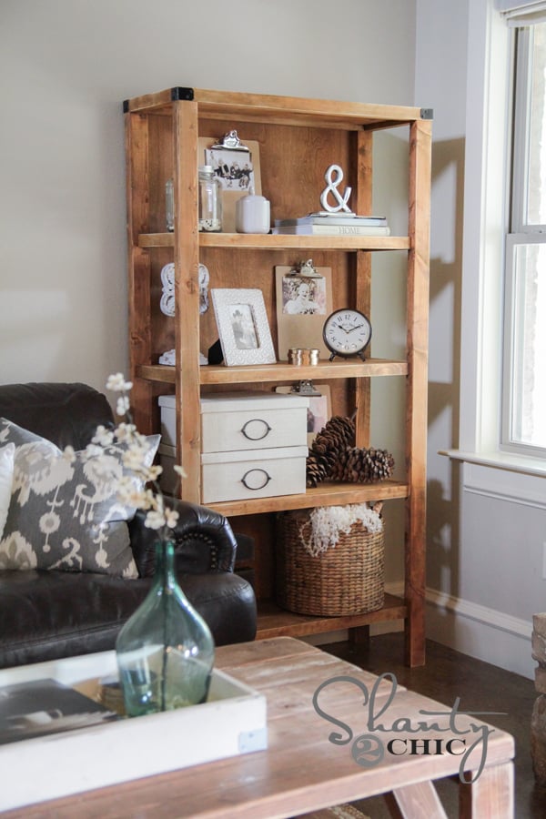 DIY Pottery Barn Inspired Bookcase - Image 1