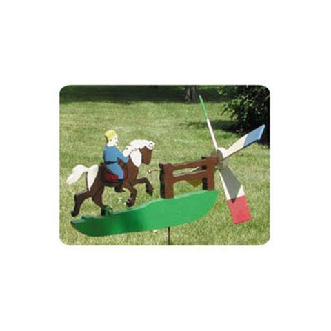 Woodworking Project Paper Plan to Build Galloping Horse Whirligig - Image 1