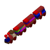 Stacking train blocks toy plan woodworking plan