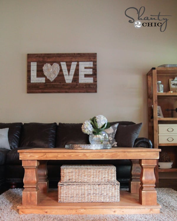 Modern Farmhouse Coffee Table - Image 1
