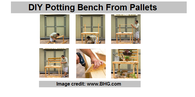DIY Potting Bench From Pallets - Image 1