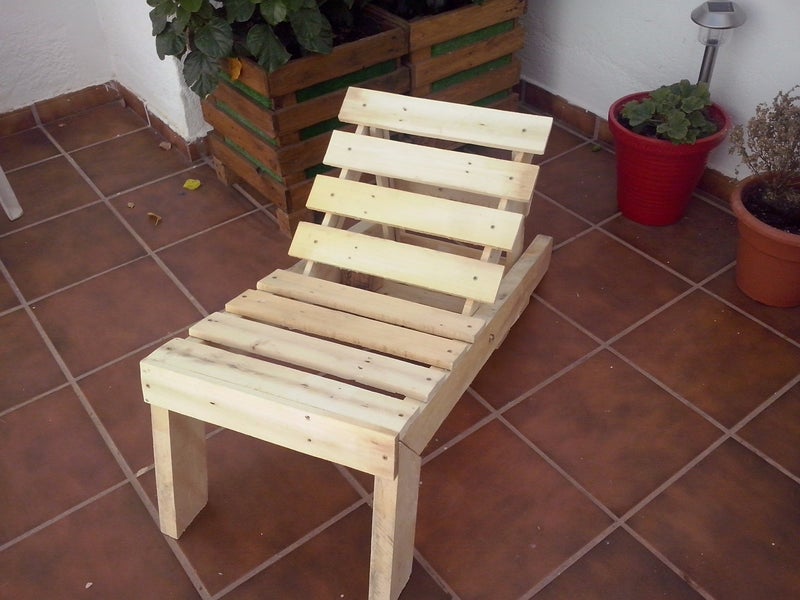 Pallet Wood Lounge Chair - Image 1
