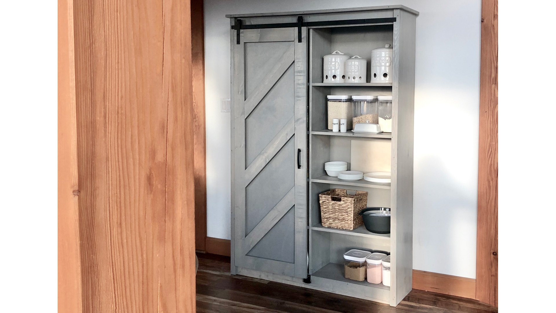 Barn Door Bookcase - Image 1