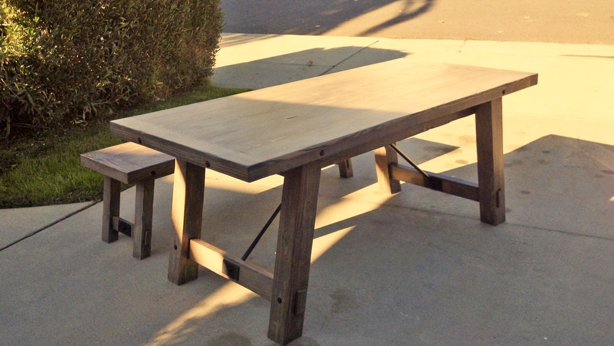 Benchright Industrial Farmhouse Table - Image 1