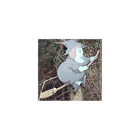 Woodworking Project Paper Plan to Build Witch and Broom - Image 1