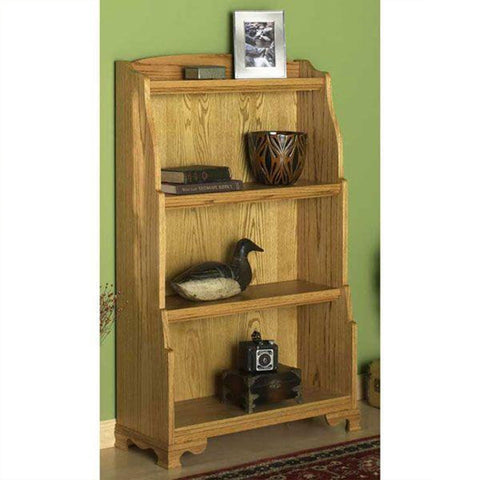 Downloadable Woodworking Project Plan to Build Solid Oak Bookcase - Image 1