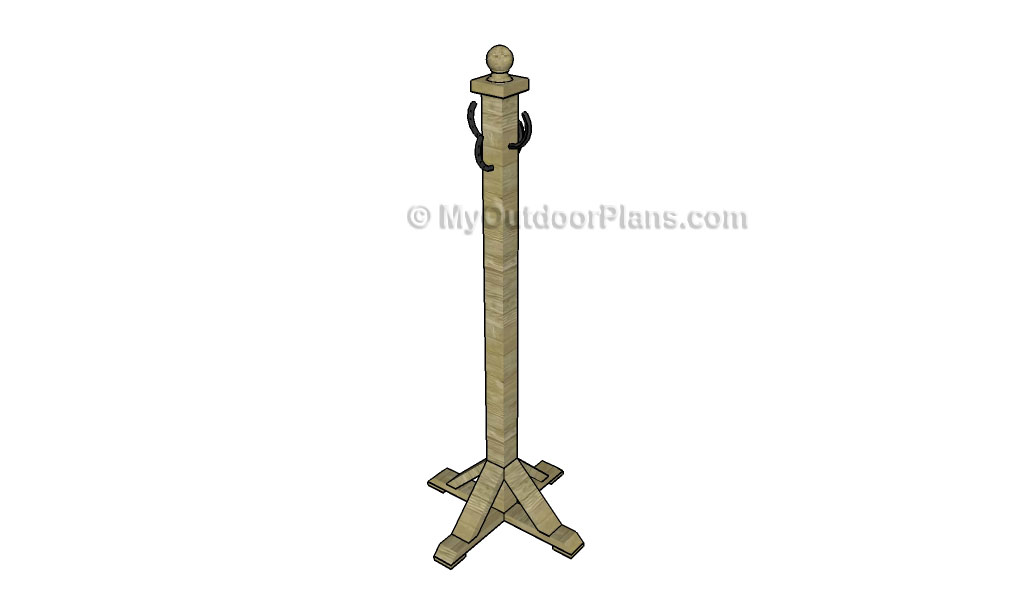 COAT RACK PLANS woodworking plan
